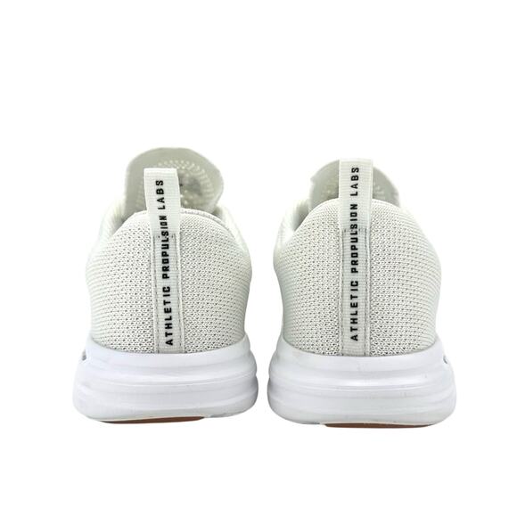 APL Techloom Pro Women Running Shoes Size 8.5 White Knit Breathable Laced Comfy - Picture 5 of 15